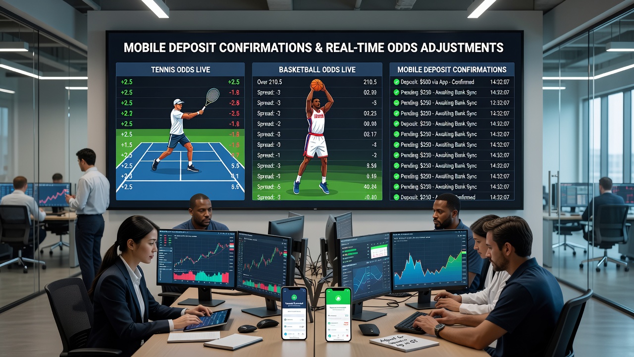Echtzeit-Anpassungen bei Basketball- und Tennis-Quoten durch mobile Transaktionen