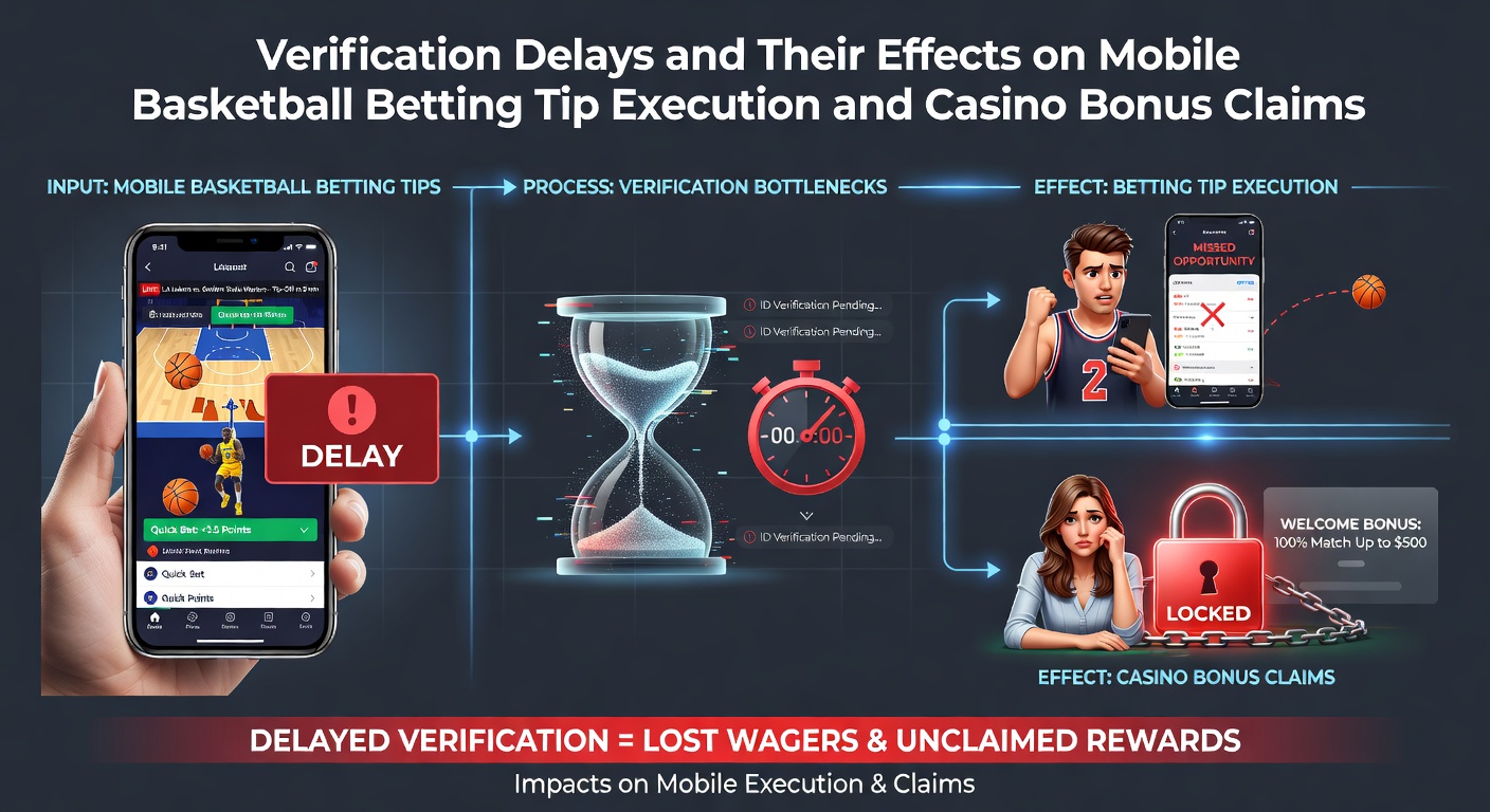 Illustration von Verifizierungsprozessen bei mobilen Sportwetten und Casino-Plattformen
